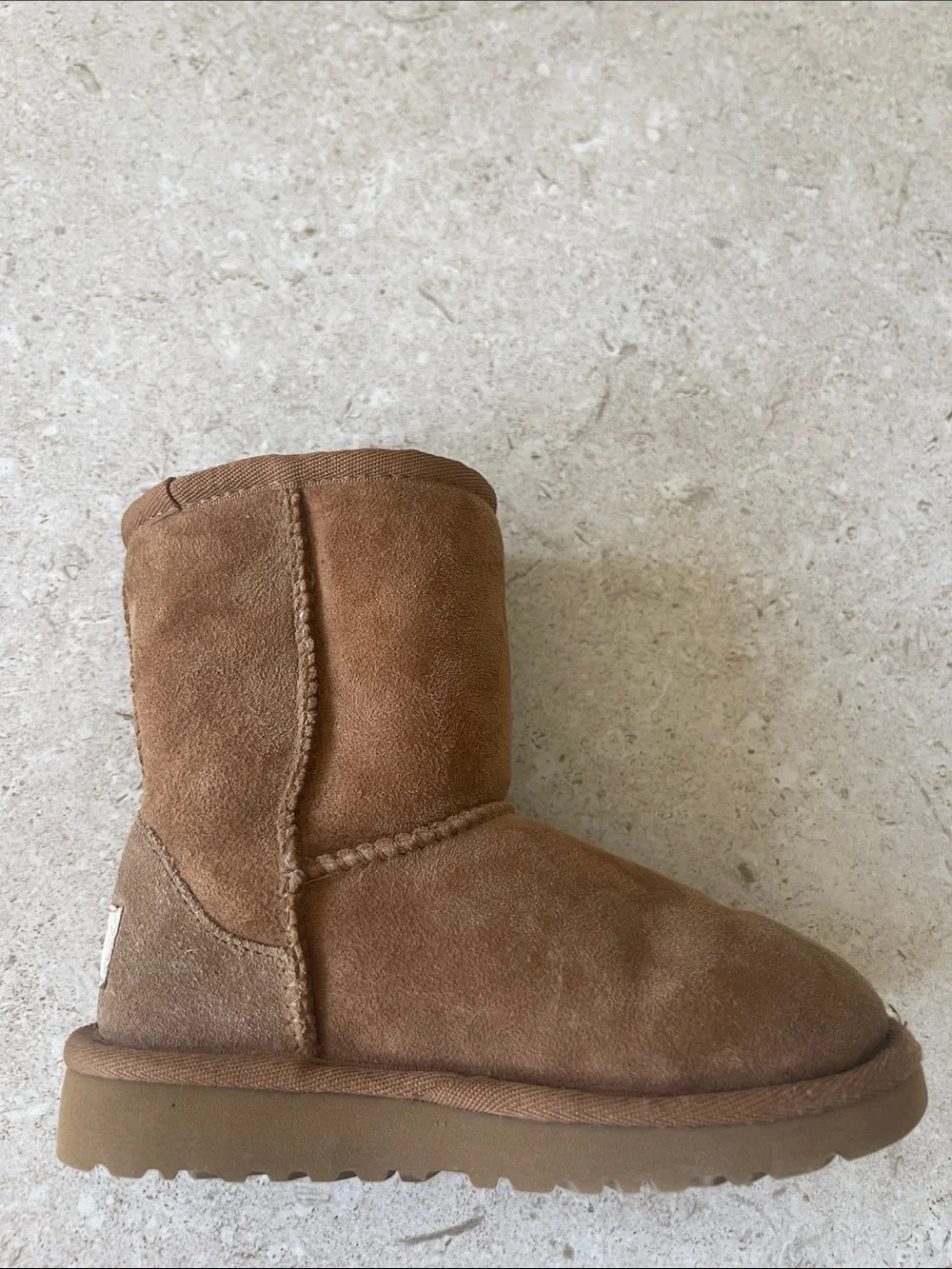 UGG Chestnut Suede Classic Short Boot